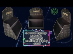 Pencetakan Disesuaikan POP Counter Top Display Paper Cardboard PDQ Counter Display