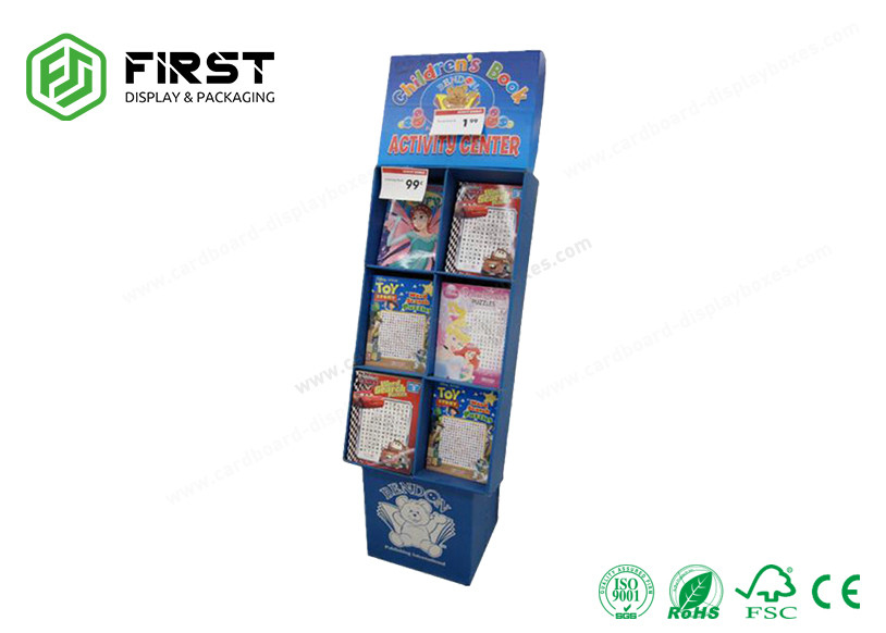 Flat Packed Custom Cardboard Pop Displays For Shopping Mall