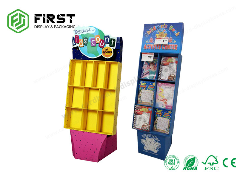 Flat Packed Custom Cardboard Pop Displays For Shopping Mall