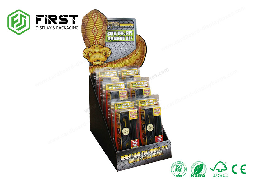 Full Color Printed Custom Cardboard Recyclable Counter Display Boxes Untuk Penjualan Eceran