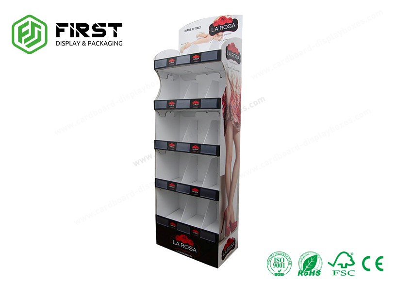 Retail Cardboard Shelf Display Promotion Corrugated Cardboard Shipper Floor Display Rack